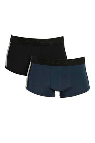 2 Boxers Marineblauw en Zwart
