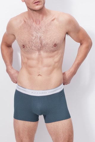 2 Boxers Donkergrijs en Marineblauw