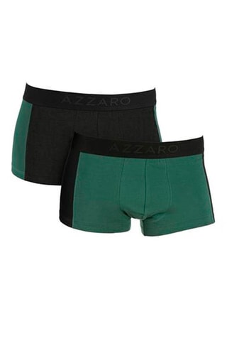 2 Boxers Zwart en Turquoise