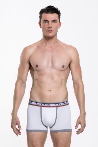 3 Boxers Marineblauw, Wit en Rood