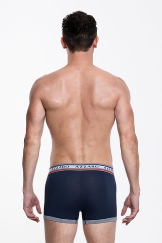 3 Boxers Marineblauw, Wit en Rood