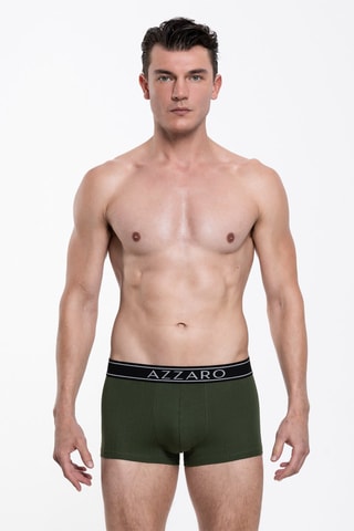 2 Boxers Zwart en Kaki