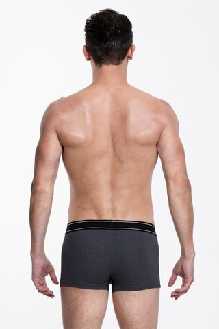 2 Boxers Zwart en Kaki