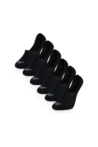 6 Paar Enkelsokken Zwart