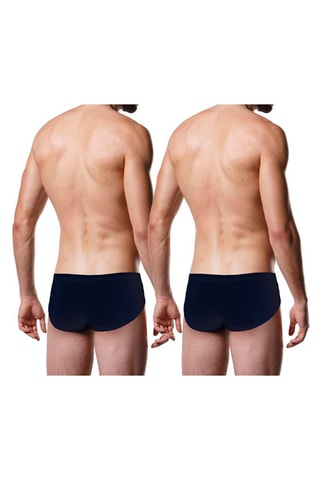 2 Slips  Marineblauw en Lichtblauw