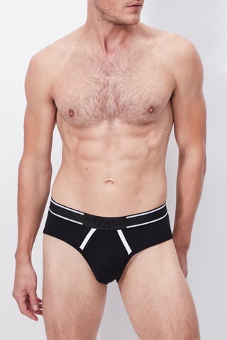 3 Slips Zwart en Marineblauw