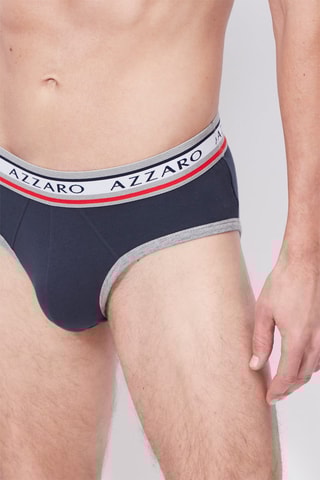 2 Slips Rood en Marineblauw