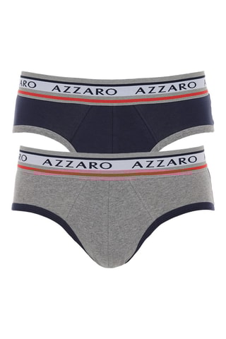 2 Slips Gemêleerd Grijs en Marineblauw