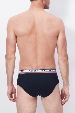 2 Slips Gemêleerd Grijs en Marineblauw