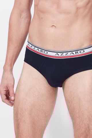 2 Slips Gemêleerd Grijs en Marineblauw