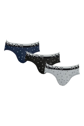 3 Slips Marineblauw en Grijs