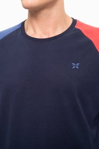 Pyjama Oslo - Marineblauw en Rood