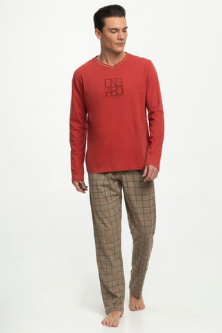 Pyjama Praga - Rood en Beige