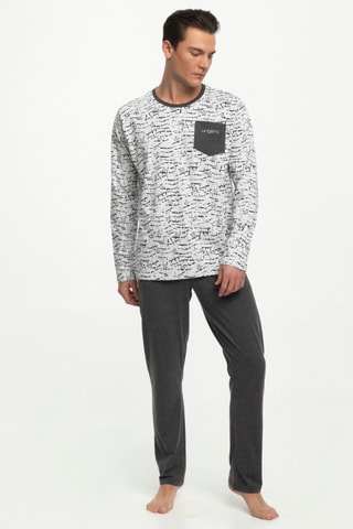 Pyjama Atenas - Grijs en Wit