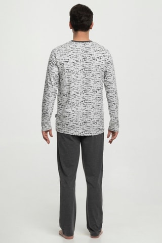 Pyjama Atenas - Grijs en Wit