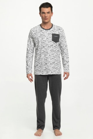 Pyjama Atenas - Grijs en Wit