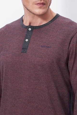 Pyjama Bordeauxrood en Grijs