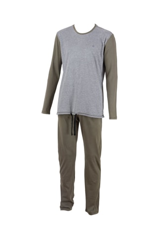 Pyjama Olijfgroen en Grijs