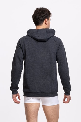 Sweater met Capuchon Grijs en Wit