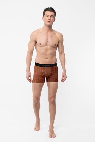 2 Boxers - Oranje en Zwart