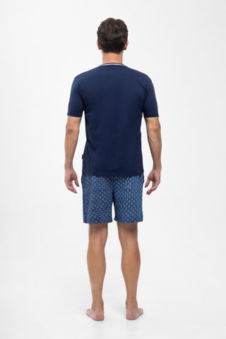 Pyjama - Marineblauw en Hemelsblauw