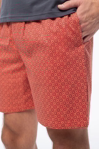 Pyjama - Grijs en Oranje