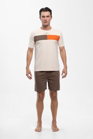 Pyjama - Beige en Bruin