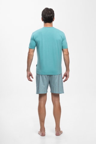 Pyjama - Turquoise en Lichtblauw