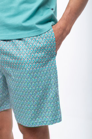 Pyjama - Turquoise en Lichtblauw