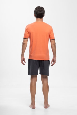 Pyjama - Koraalrood en Zwart