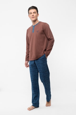 Pyjama - Bruin en Blauw