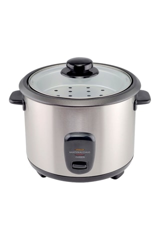 Cozedor de arroz com cesto a vapor 1,8 l