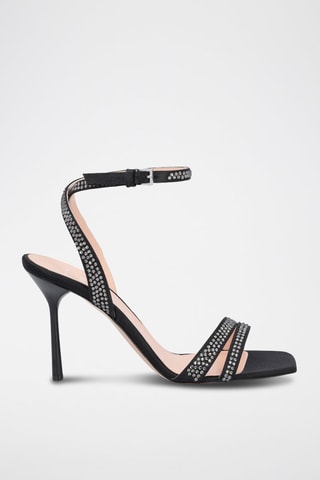 Sandales à talons Camelia - Noir - Léonie Hanne x Liu Jo