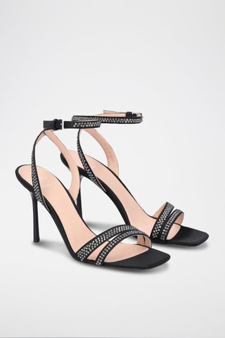 Sandales à talons Camelia - Noir - Léonie Hanne x Liu Jo