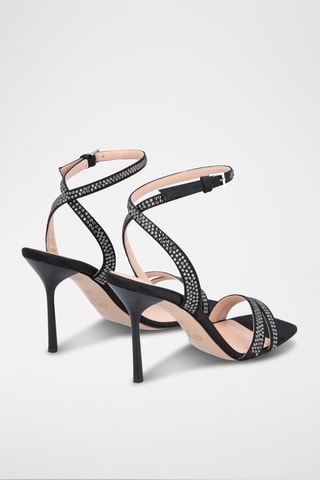 Sandales à talons Camelia - Noir - Léonie Hanne x Liu Jo