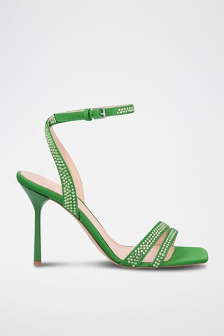 Sandales à talons Camelia - Vert - Léonie Hanne x Liu Jo