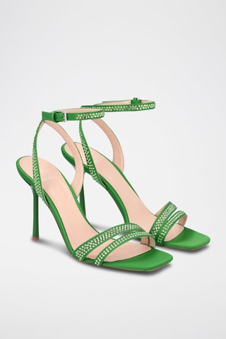 Sandales à talons Camelia - Vert - Léonie Hanne x Liu Jo