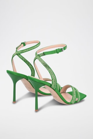 Sandales à talons Camelia - Vert - Léonie Hanne x Liu Jo