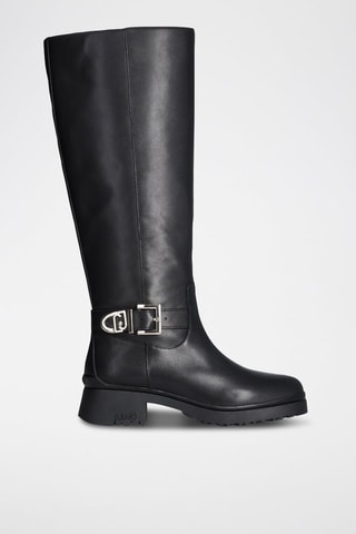 Bottes en cuir de taureau New Nancy - Noir