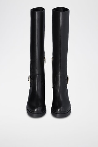 Bottes en cuir de taureau New Nancy - Noir