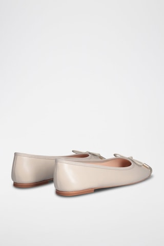 Ballerines en cuir de mouton Dafne - Taupe