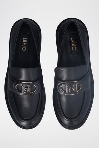 Mocassins en cuir Cora - Noir