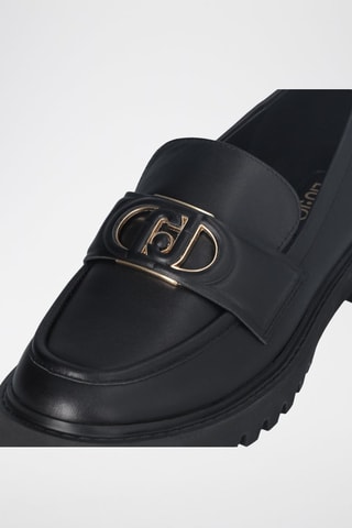 Mocassins en cuir Cora - Noir