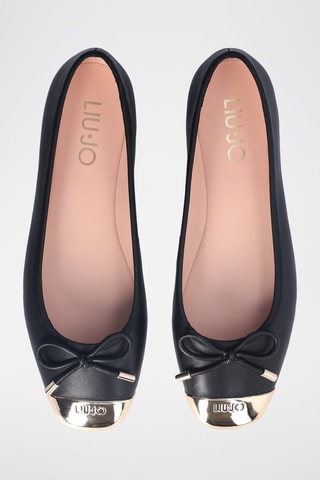 Ballerines en cuir Dafne - Noir