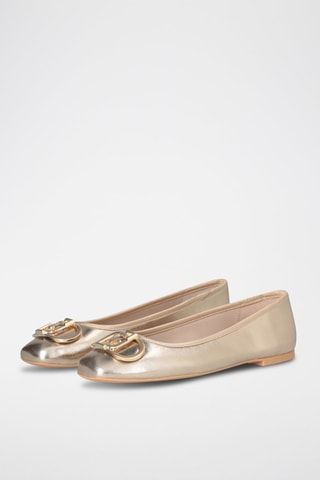 Ballerines en cuir de mouton Dafne - Doré