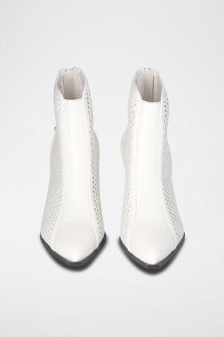 Bottines en cuir de chèvre Belinda - Blanc