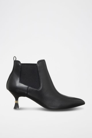 Low boots en cuir de chèvre - Noir
