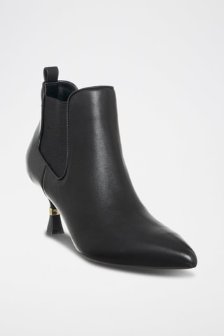 Low boots en cuir de chèvre - Noir