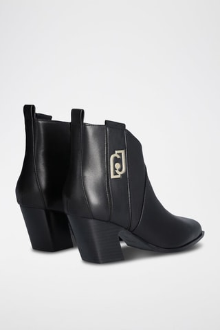 Bottines en cuir Belinda - Noir