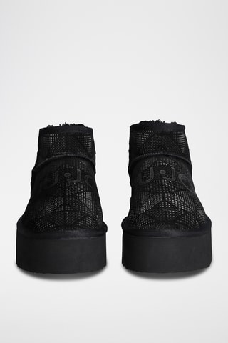 Bottines en cuir - Noir